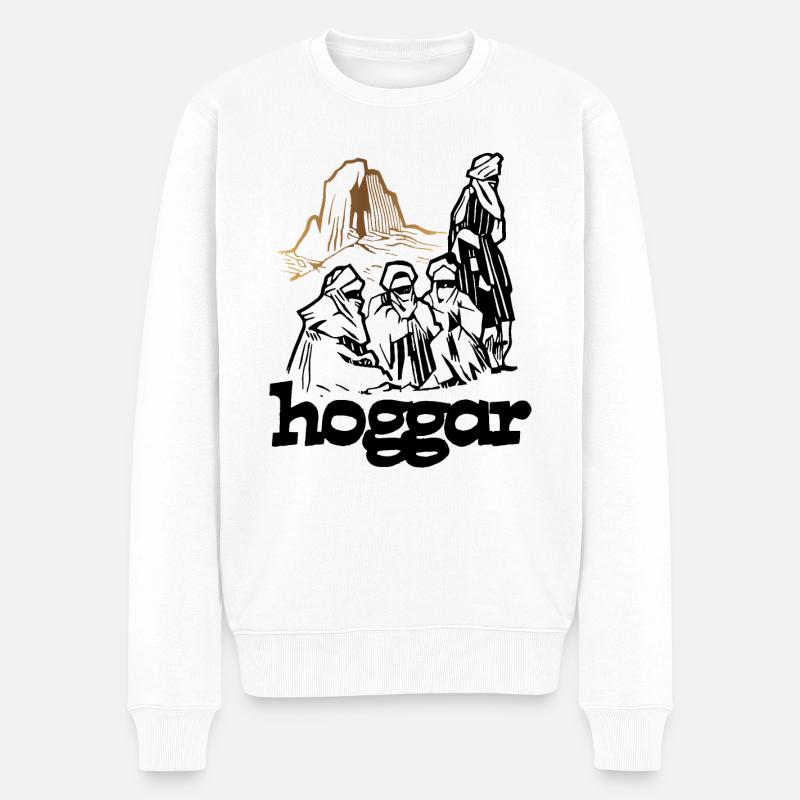 hoggar! - Pull Premium bio Homme - blanc