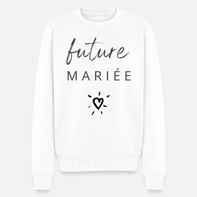 Future mariée - Pull Premium bio Homme - blanc