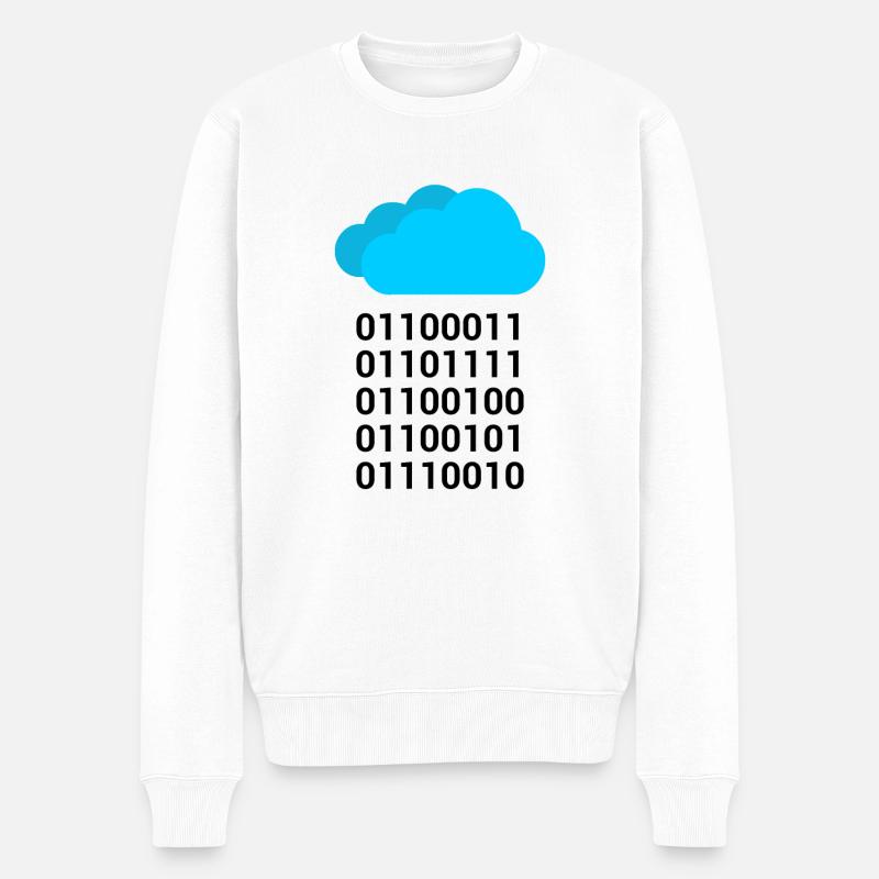 Informatik Geschenk - Männer Premium Bio Pullover - Weiß