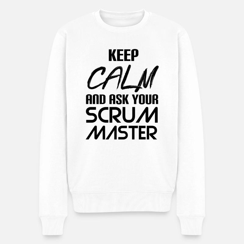 Chemise Scrum Master - Pull Premium bio Homme - blanc