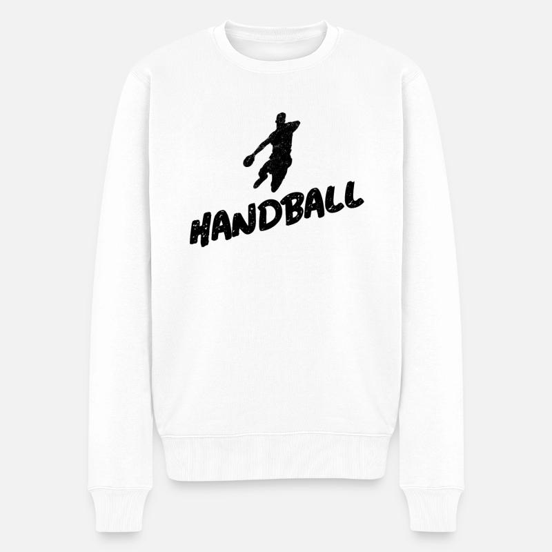 Handball - Pull Premium bio Homme - blanc
