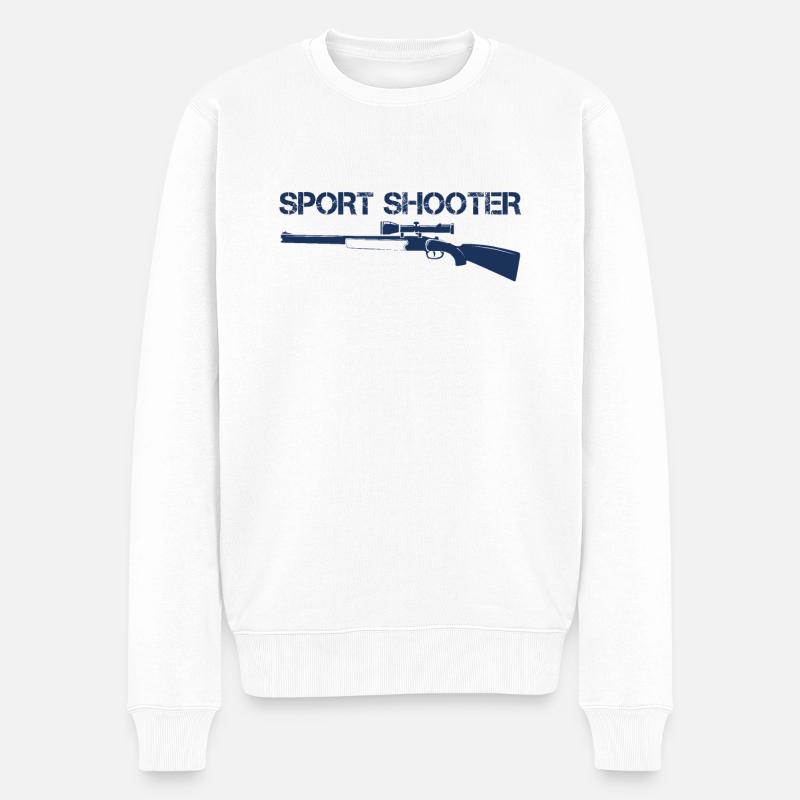 Tireur de tir sportif - Pull Premium bio Homme - blanc