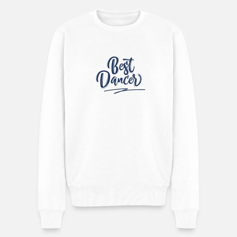 Tanz Tänzer Tanzschule Tanzen Tänzerin - Männer Premium Bio Pullover - Weiß