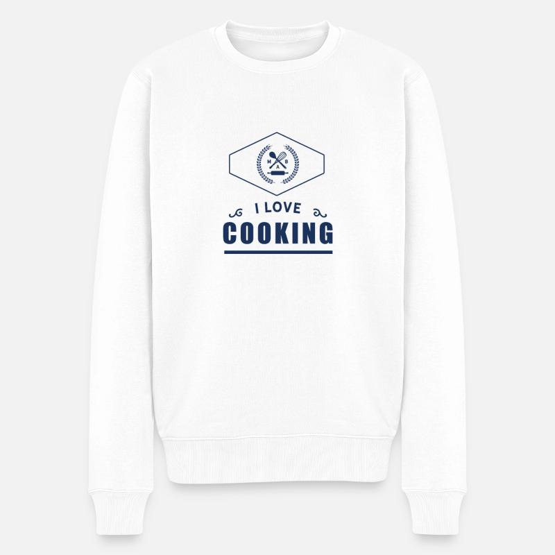 Cuisine Cuisson Cuisson Cuisson - Pull Premium bio Homme - blanc