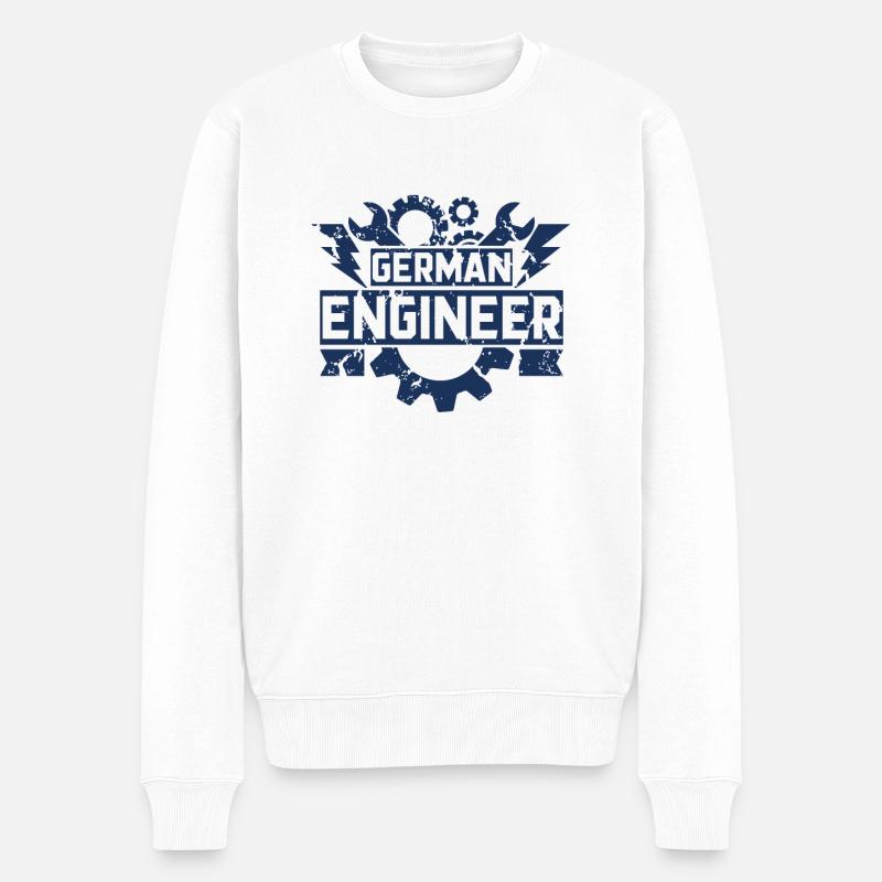 Ingénieurs - Pull Premium bio Homme - blanc