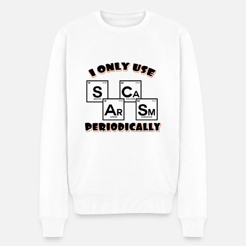 Chemiker - Männer Premium Bio Pullover - Weiß