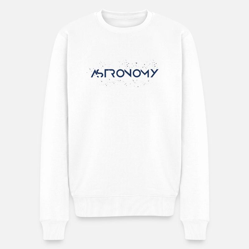 Système solaire Astronomie - Pull Premium bio Homme - blanc