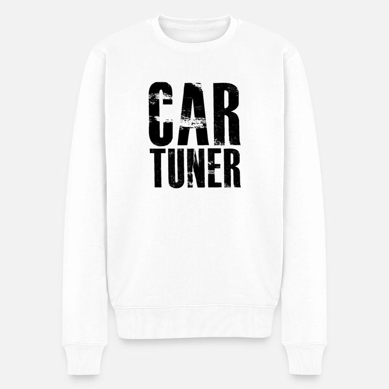Auto tunen - Männer Premium Bio Pullover - Weiß