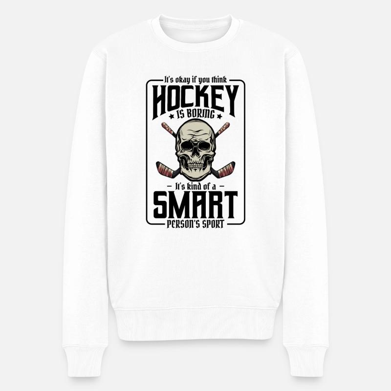 Hockey - Pull Premium bio Homme - blanc