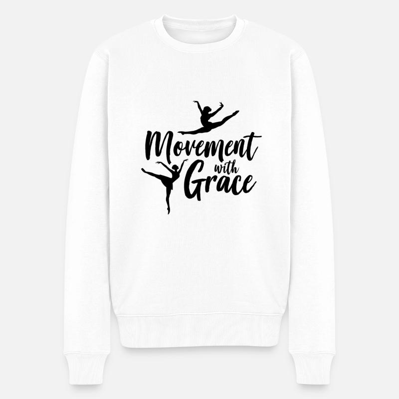 ballet - Pull Premium bio Homme - blanc