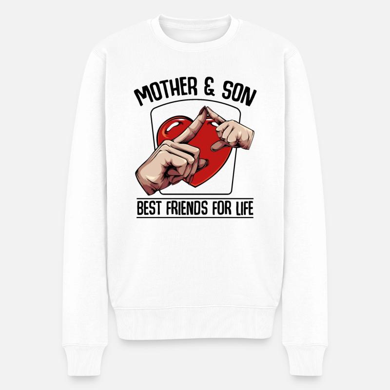 Mère et fils - Pull Premium bio Homme - blanc