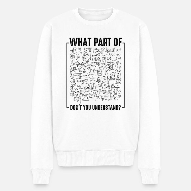 Physiker - Männer Premium Bio Pullover - Weiß