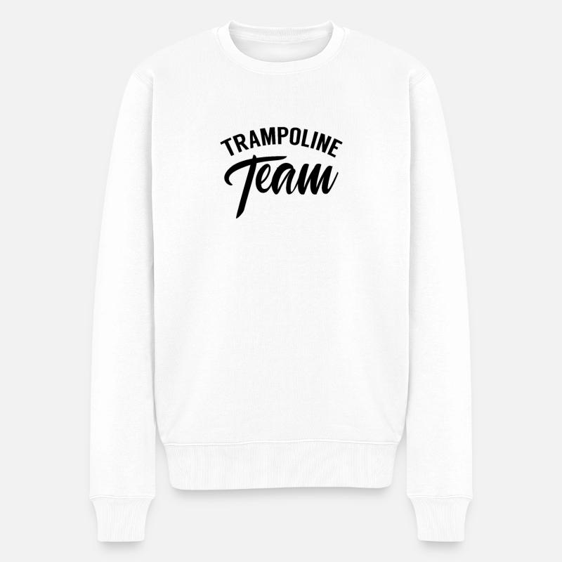Trampolin springen - Pull Premium bio Homme - blanc