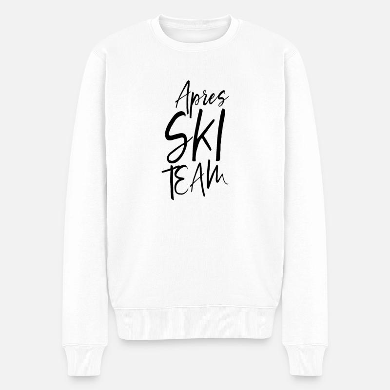 Apres Ski Team - Männer Premium Bio Pullover - Weiß