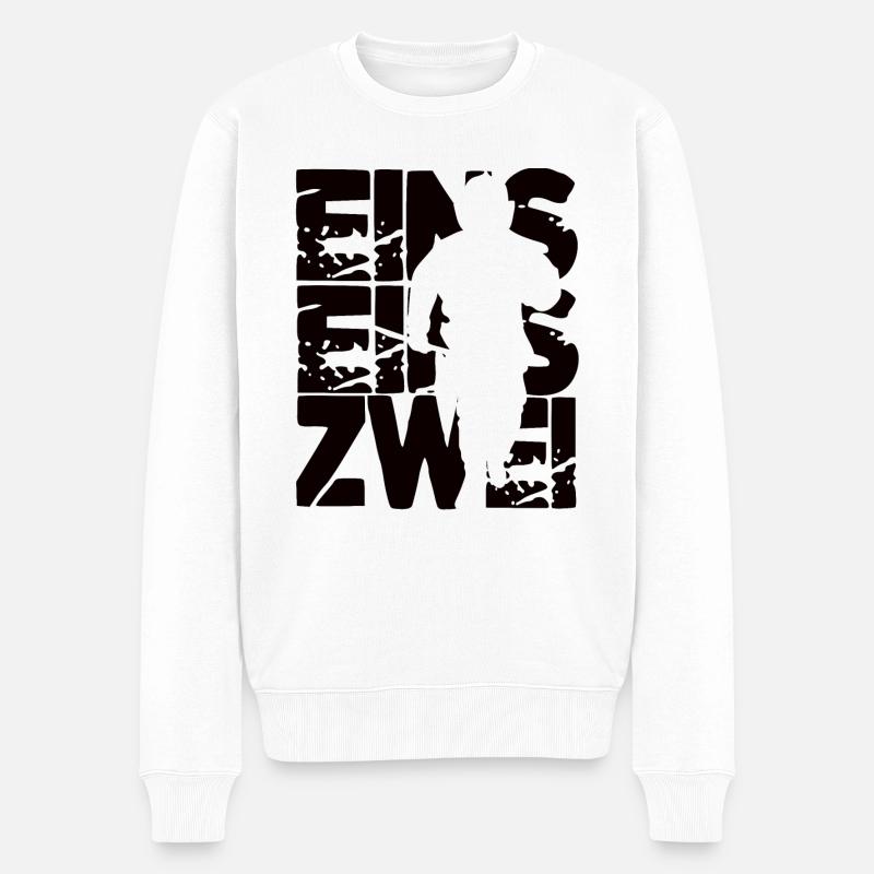 Freiwillige Feuerwehr - Männer Premium Bio Pullover - Weiß