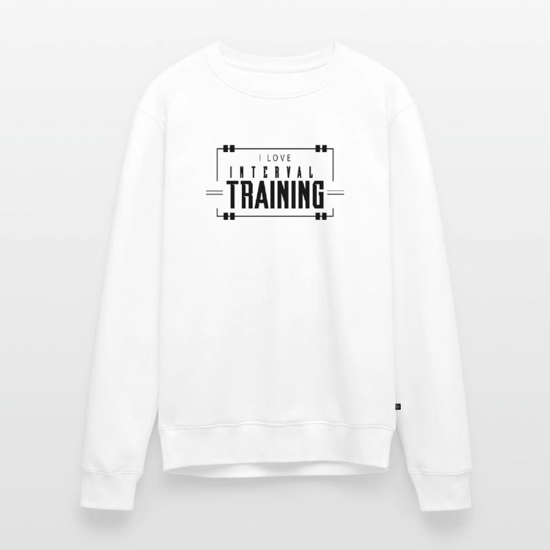 Team endurance training interval training interval Men's Premium Organic Jumper