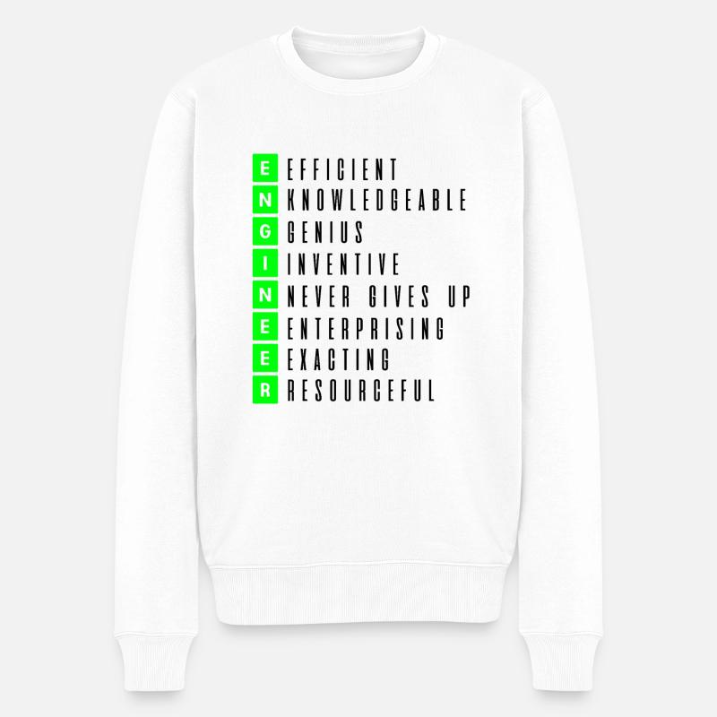 ingénieur - Pull Premium bio Homme - blanc