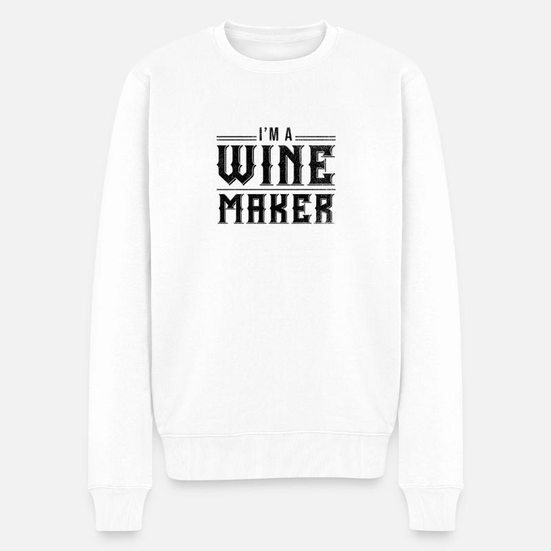 Vigneron Vigneron Vigneron - Pull Premium bio Homme - blanc
