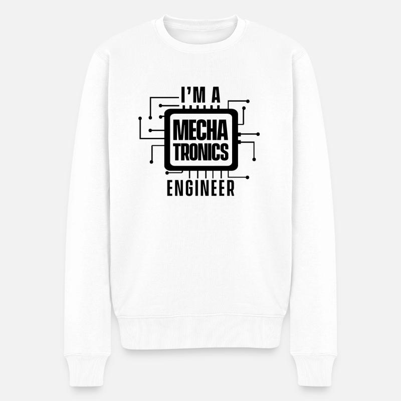 Gift Mechatronics Mechatronics engineer - Men's Premium Organic Jumper - white