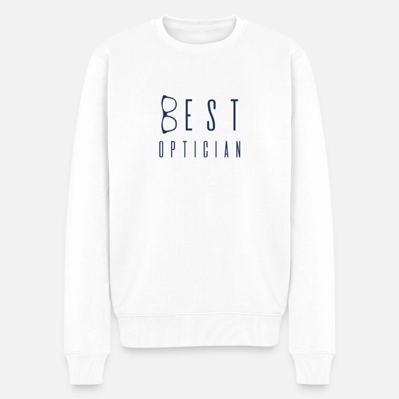 Optique d'équipe opticien opticien opticien - Pull Premium bio Homme - blanc