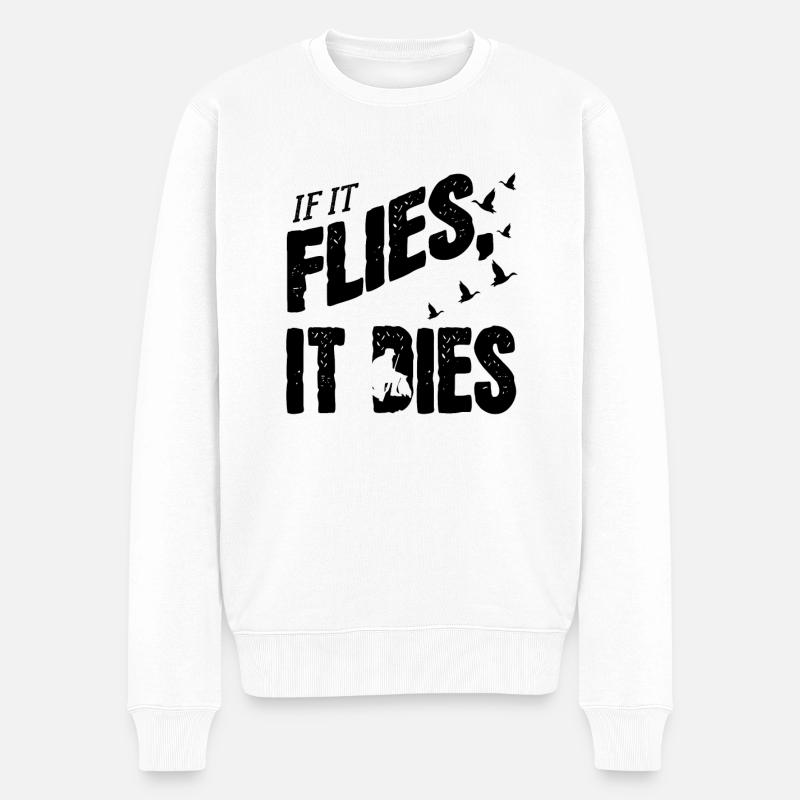 chasse - Pull Premium bio Homme - blanc