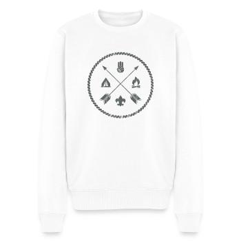 scout - Pull Premium bio Homme - blanc - Devant - Thijin (182cm)