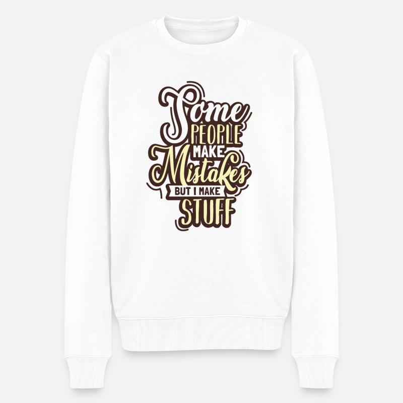 Artisans - Pull Premium bio Homme - blanc