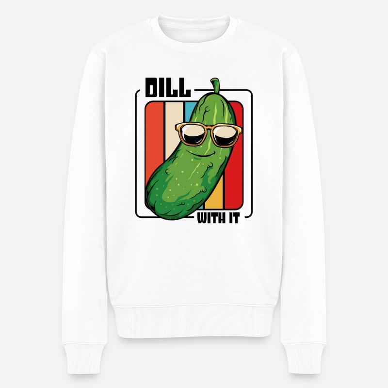 Concombre - Pull Premium bio Homme - blanc