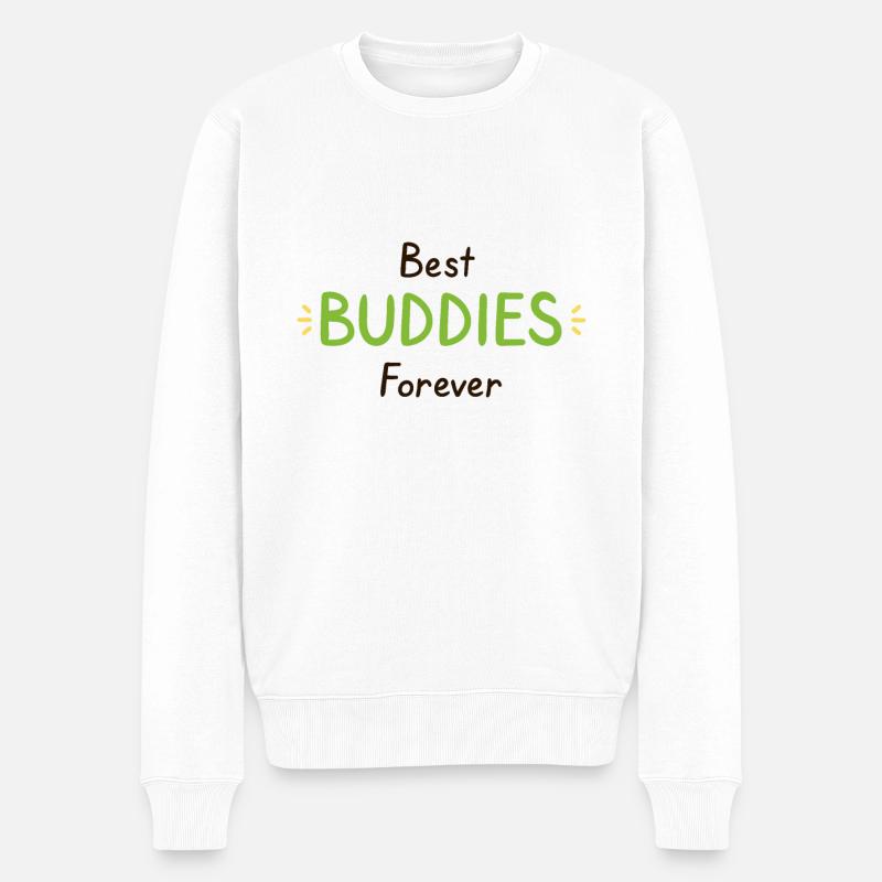 Best Buddies Forever - Pull Premium bio Homme - blanc