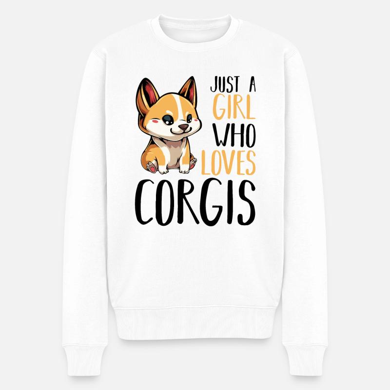 Corgi - Pull Premium bio Homme - blanc