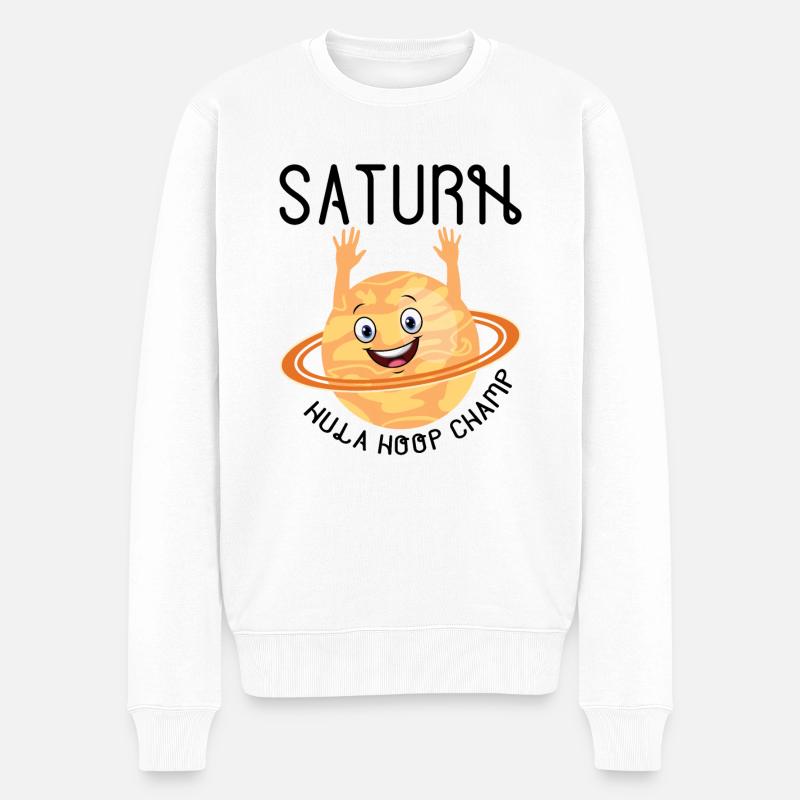 Saturn Champ - Pull Premium bio Homme - blanc