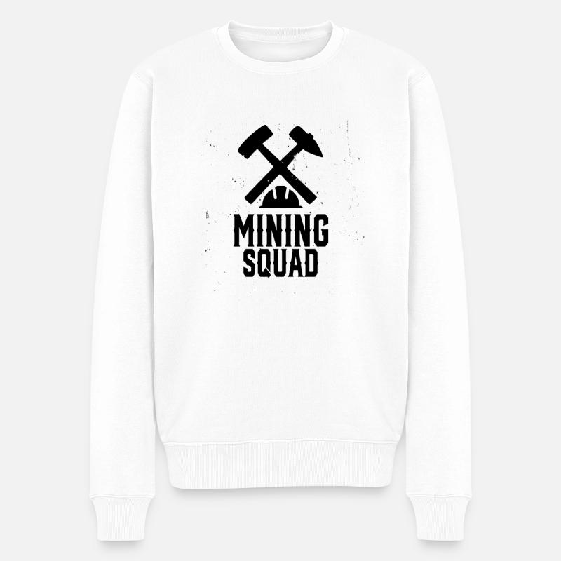 Mineur mineur mineur mineur mineur - Pull Premium bio Homme - blanc