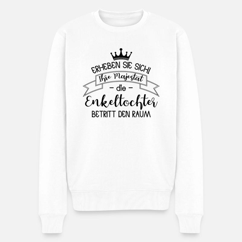 Enkeltochter - Erheben Sie sich - Männer Premium Bio Pullover - Weiß
