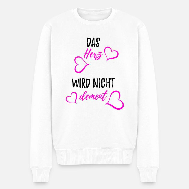 Altenpflegerin - Pflege - Männer Premium Bio Pullover - Weiß