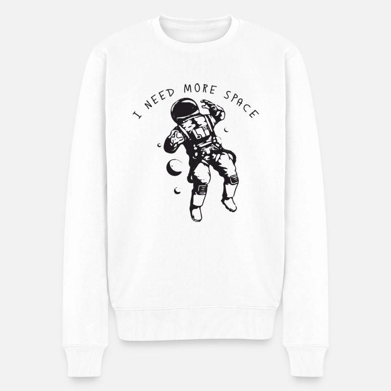 NASA - Pull Premium bio Homme - blanc