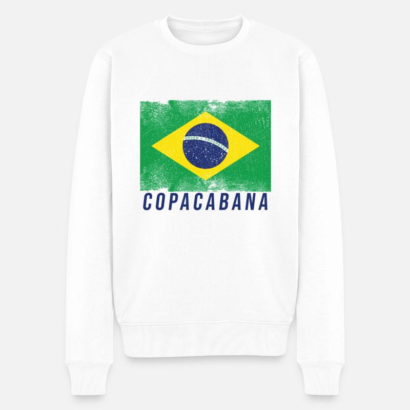 Brasilien - Pull Premium bio Homme - blanc