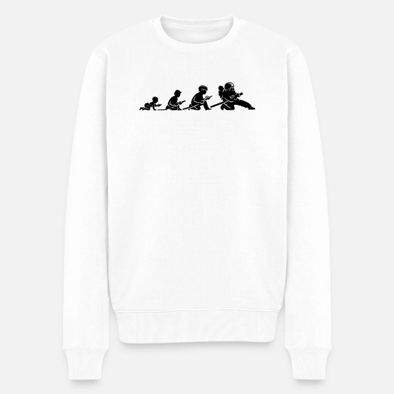 Feuerwehr Geschenkideen - Männer Premium Bio Pullover - Weiß