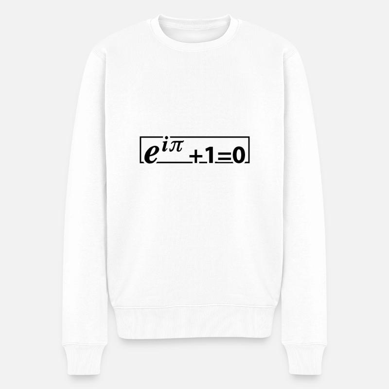 Mathematiker | Mathe Lehrer Mathematiker Geschenk - Männer Premium Bio Pullover - Weiß