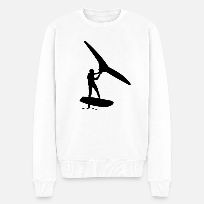 Feuille d'aile - Pull Premium bio Homme - blanc