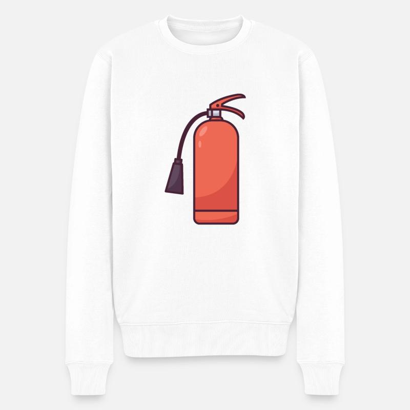 Instrument de lutte contre l'incendie - Pull Premium bio Homme - blanc