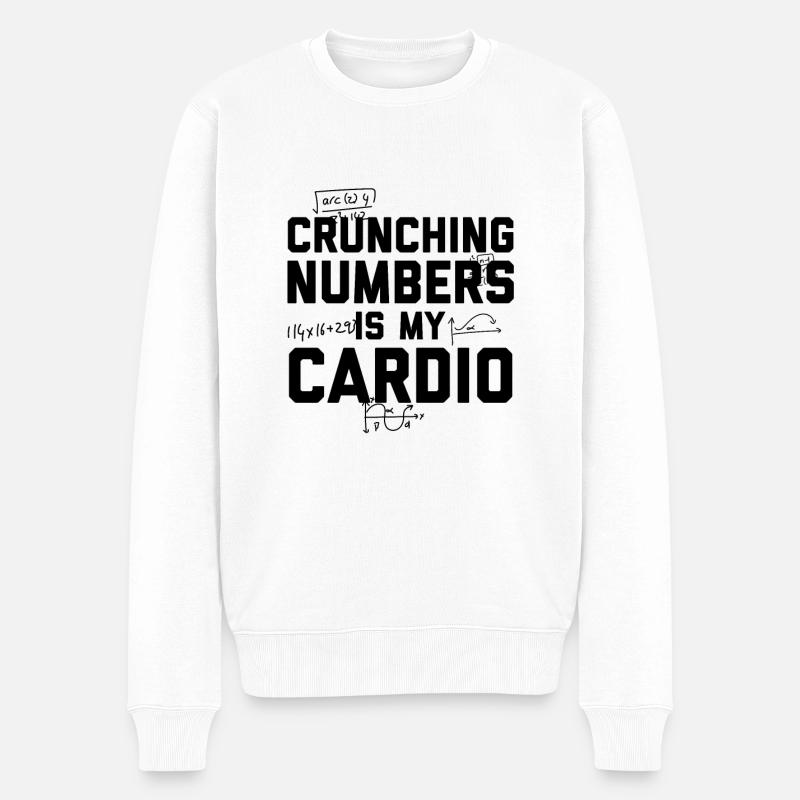 Mathematiker | Lehrer Mathe Mathematik Geschenke - Männer Premium Bio Pullover - Weiß