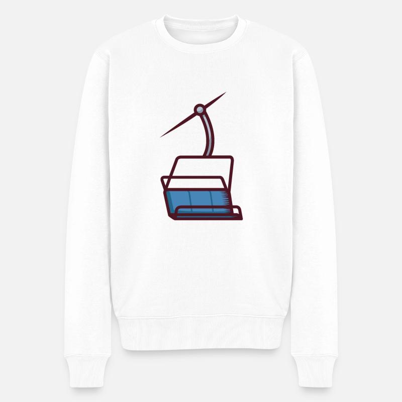 Remonte-pente - Pull Premium bio Homme - blanc