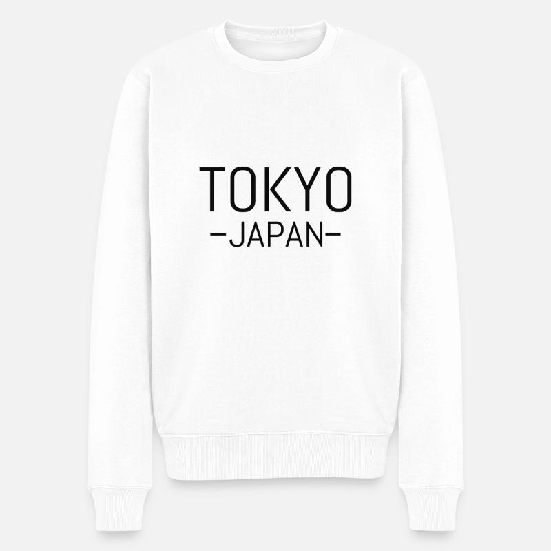 Tokyo - Pull Premium bio Homme - blanc