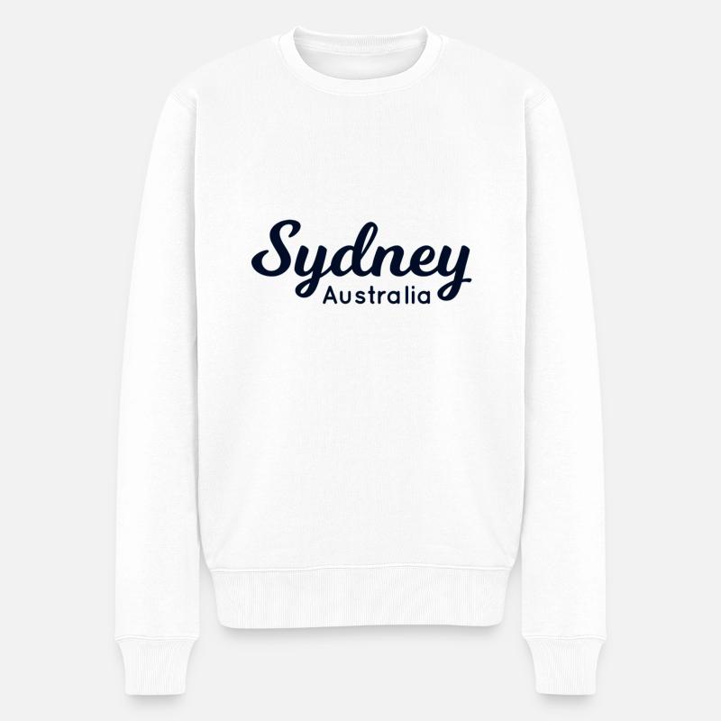 Sydney - Pull Premium bio Homme - blanc