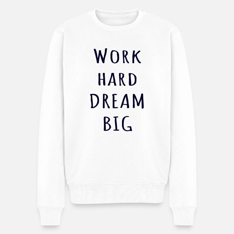Motivation Spruch - Pull Premium bio Homme - blanc