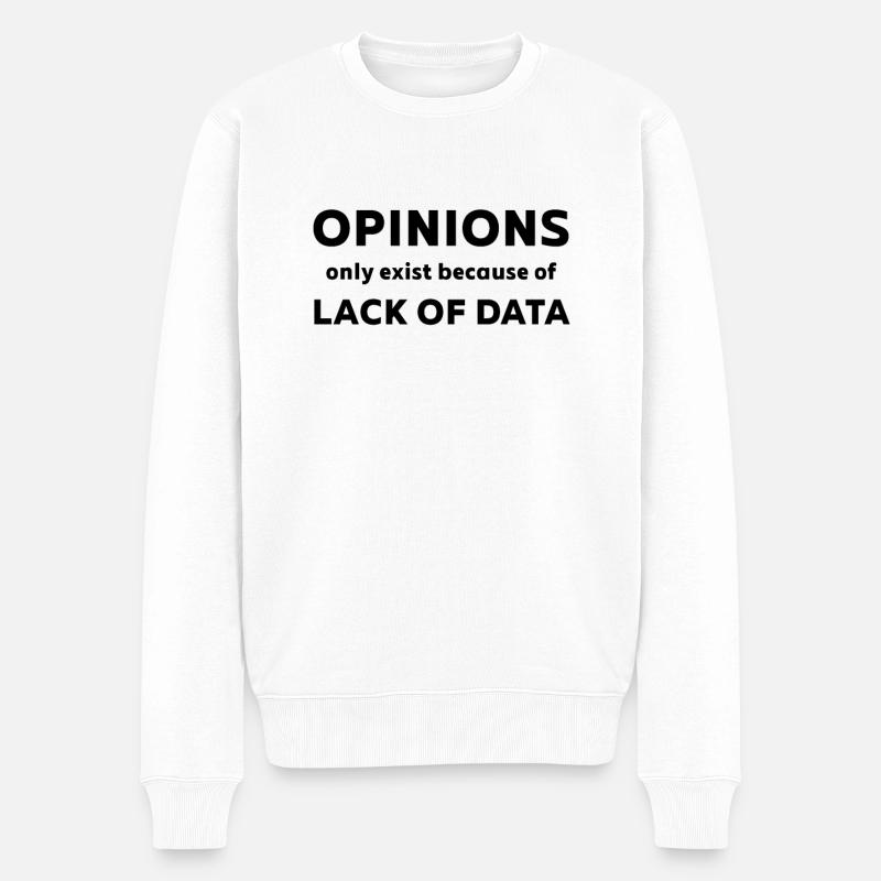 Data Science and Statistics Data Scientist - Männer Premium Bio Pullover - Weiß
