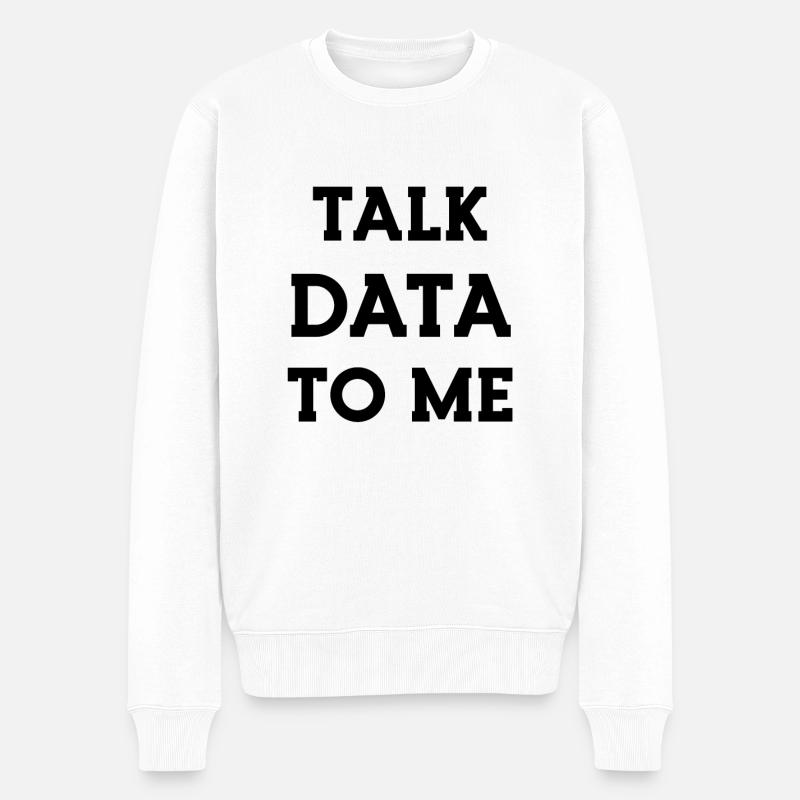 Data Science Statistics Data Scientist - Pull Premium bio Homme - blanc