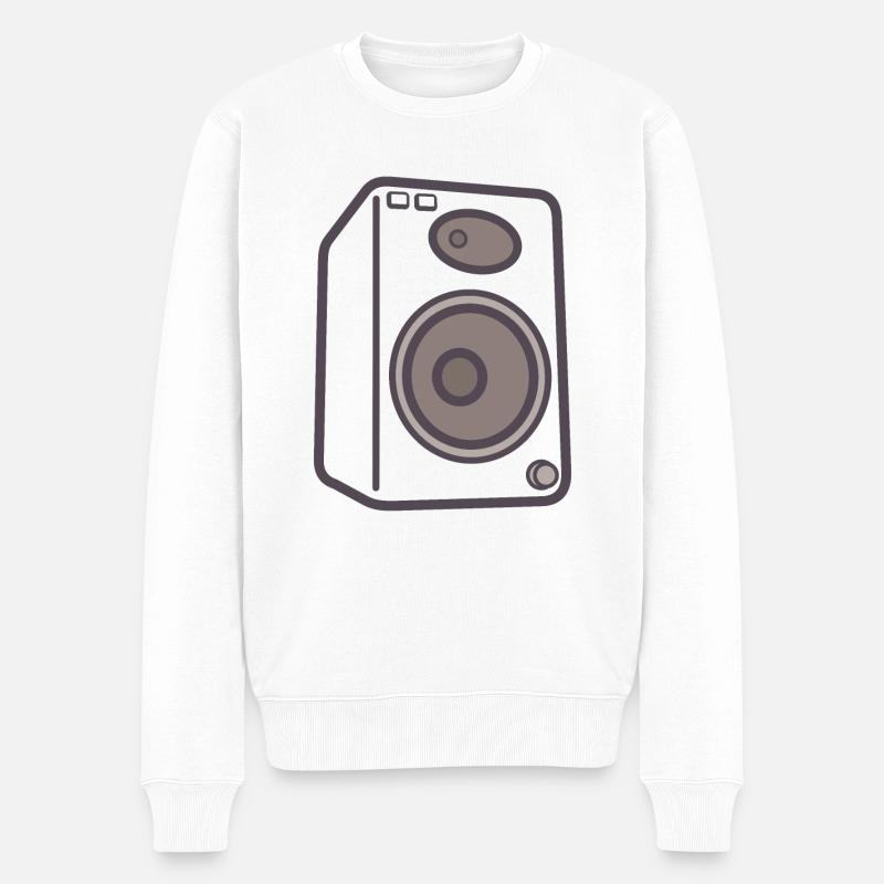 Voix-parole musicale - Pull Premium bio Homme - blanc
