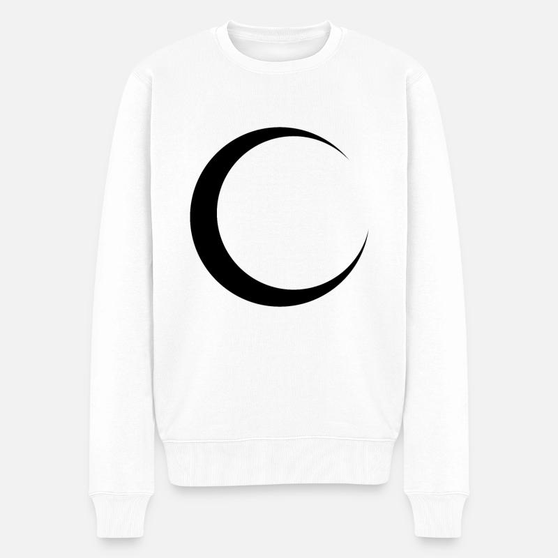 Lunes - Pull Premium bio Homme - blanc