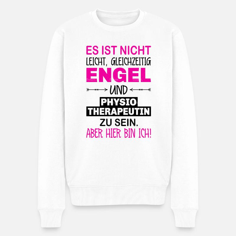 Physiotherapeutin Geschenke Physiotherapeut Physio - Männer Premium Bio Pullover - Weiß
